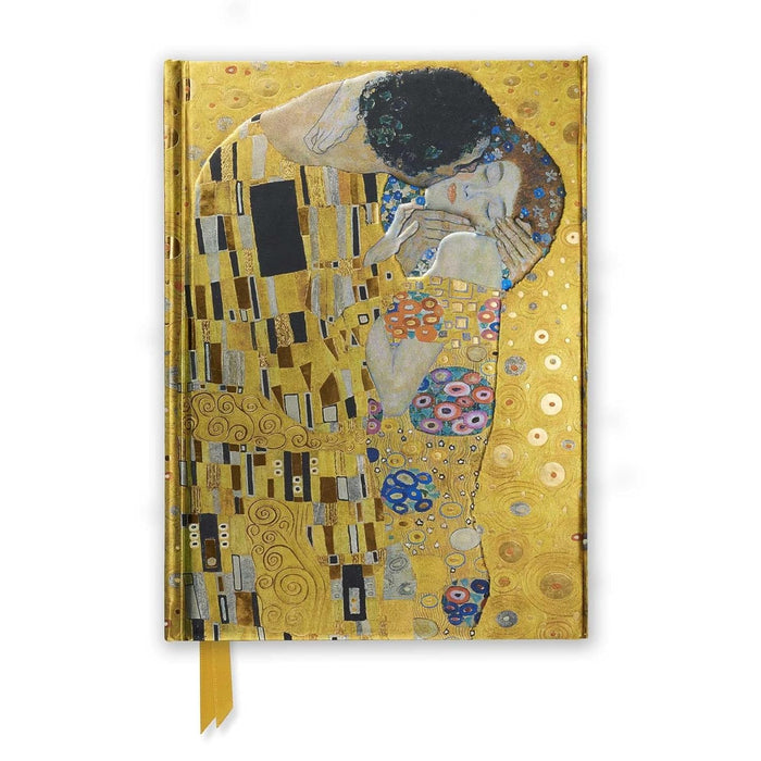 Gustav Klimt: The Kiss (Foiled Journal): 03 (Flame Tree Notebooks, 03) by Flame Tree Studio - The Book Bundle