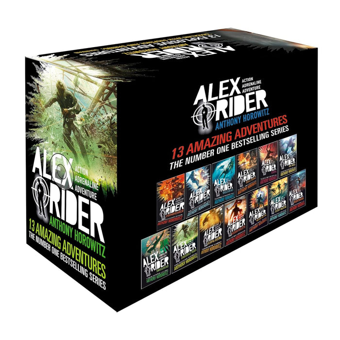 Alex Rider 13 Books Collection Boxset (Stormbreaker, Point Blanc, Skeleton Key, Eagle Strike) - The Book Bundle