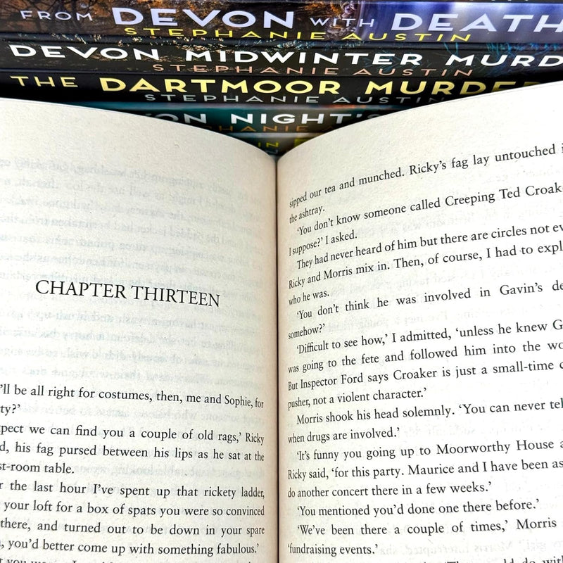 Devon Mysteries 7 Books Collection Set By Stephanie Austin - Fiction - Paperback