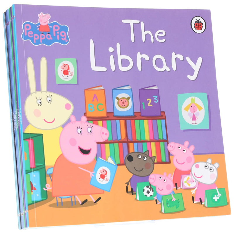 Peppa Pig's Awesome Adventures 10-book collection set, Ladybird paperback fiction books by various authors