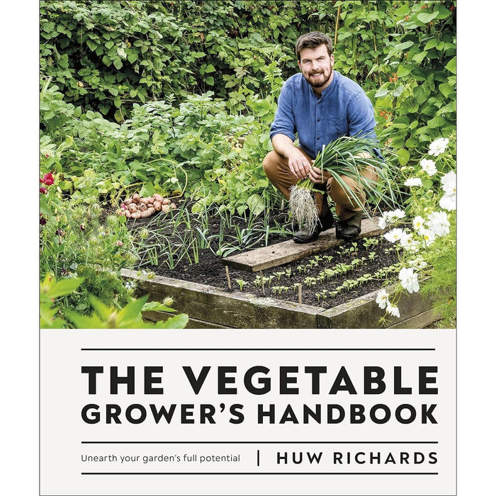 The Vegetable Grower's Handbook, RHS How To Garden When You're New To Gardening & The Polytunnel Book 3 Books Collection Set - The Book Bundle