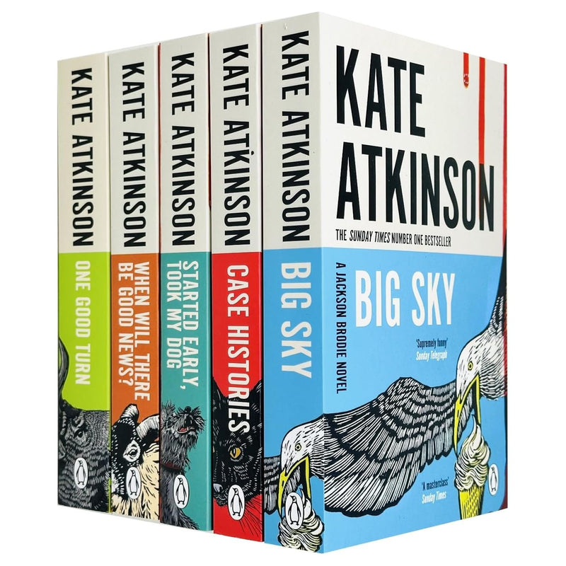 Jackson Brodie Series 5 Books Collection Set by Kate Atkinson - The Book Bundle