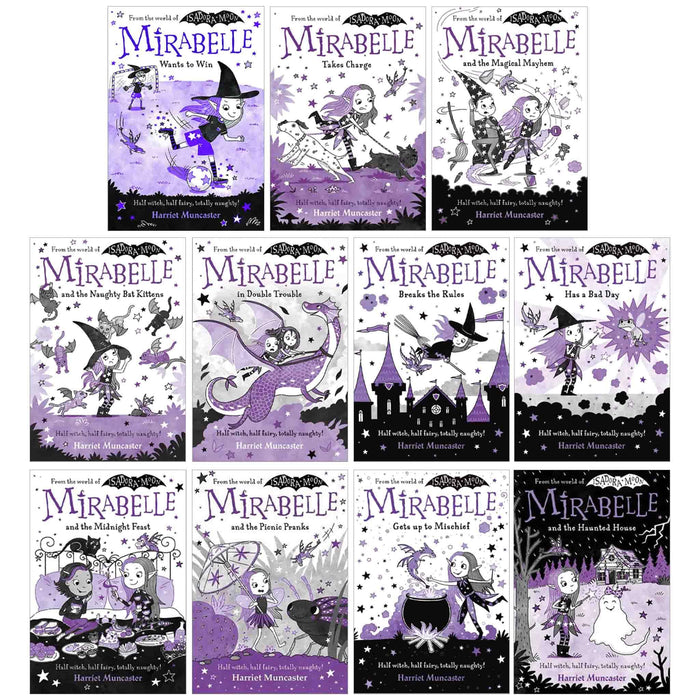 Mirabelle by Harriet Muncaster 11 Books Collection Set (Mirabelle Gets up to Mischief, Breaks the Rules, Has a Bad Day, In Double Trouble, Mirabelle and the Naughty Bat Kittens, Takes Charge and 5 More) - The Book Bundle