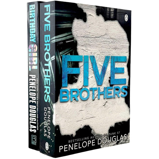 Penelope Douglas 2 Books Collection Set (Birthday Girl & Five Brothers) - The Book Bundle