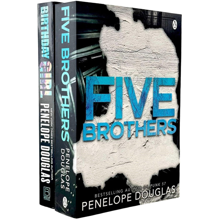 Penelope Douglas 2 Books Collection Set (Birthday Girl & Five Brothers) - The Book Bundle