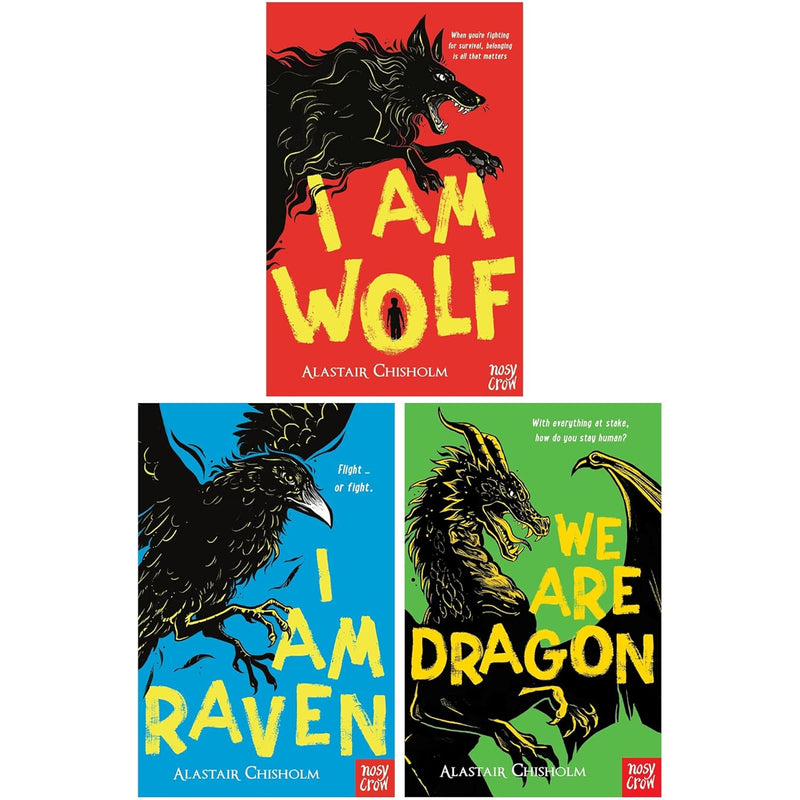 I Am Wolf Series 3 Books Collection Set by Alastair Chisholm - Young Adult - Paperback