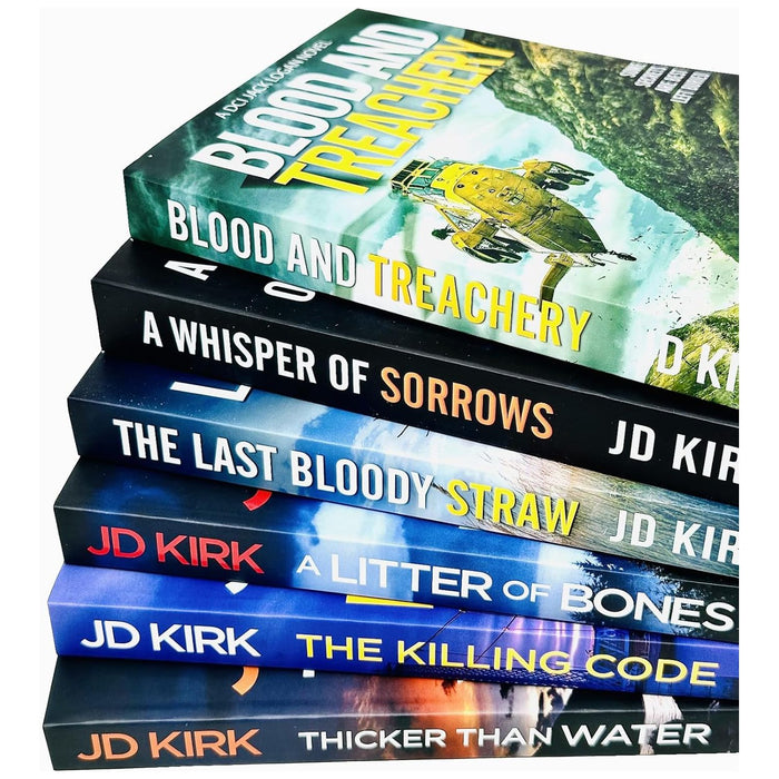 DCI Logan Crime Thrillers 1-12 Books Collection Set By JD Kirk - The Book Bundle