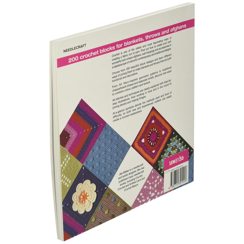 200 Crochet Blocks For Blankets, Throws And Afghans: Crochet Squares to Mix-and-Match - The Book Bundle