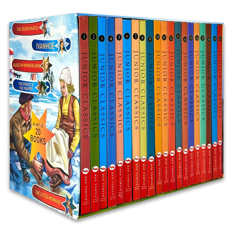 Children's Junior Classics 20 Books Collection Box Set by Various Authors - Fiction - Paperback