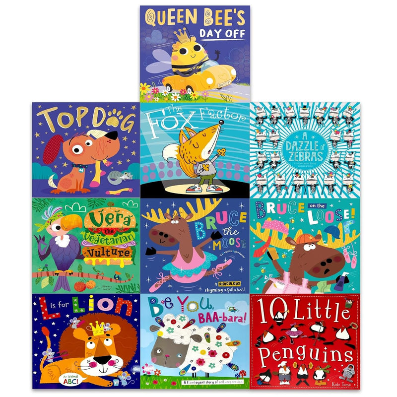 Amazing Animal Bundle 10 Books Collection Set Vera the Vegetarian Vulture, Queen Bee's Day Off - Fiction - Paperback