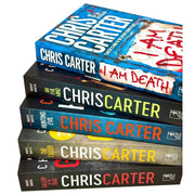 Collection of five hardcover books from the Robert Hunter Series Vol 6-10 by Chris Carter, published by Simon & Schuster Ltd.