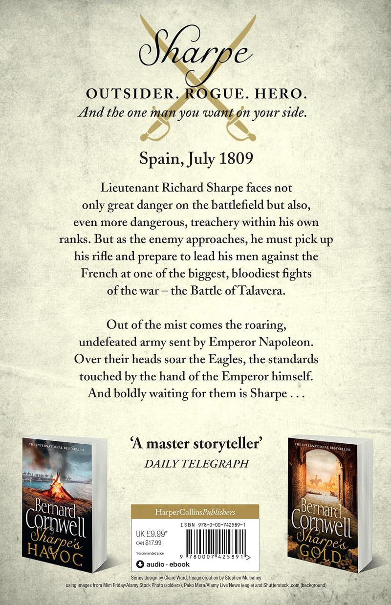 Sharpe's Eagle The Talavera Campaign By Bernard Cornwell - Fiction - Paperback