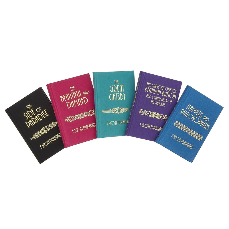 The F. Scott Fitzgerald Collection: Deluxe 5-Book Hardback Boxed Set (This Side of Paradise, The Beautiful and Damned) - The Book Bundle