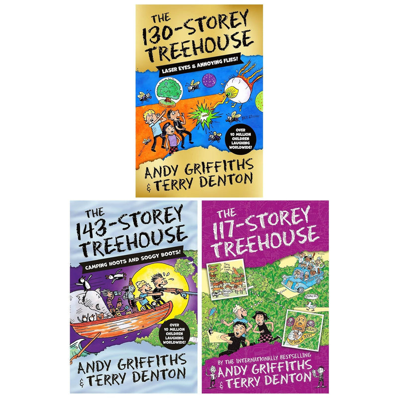Treehouse Collection The Treehouse Series 3 Books Collection Set (The 117-Storey Treehouse ...
