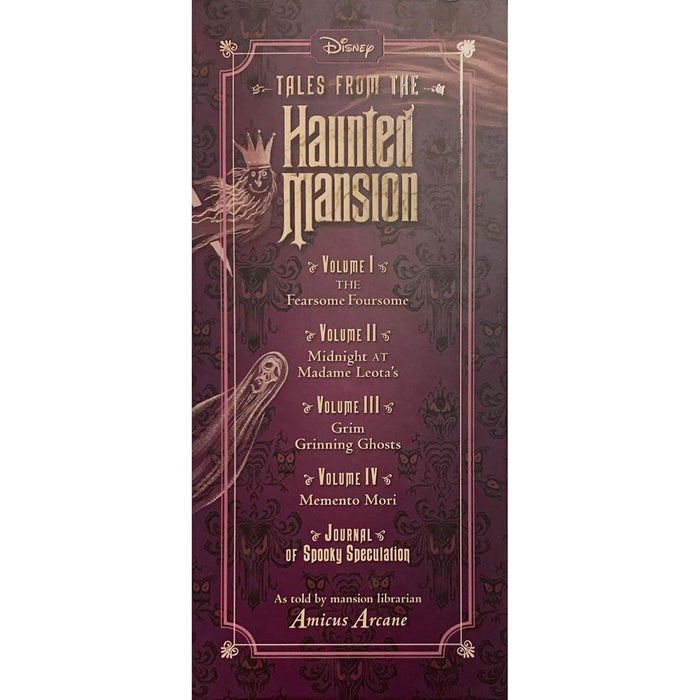 Tales from the Haunted Mansion Series 4 Books Collection Set (Vol 1-4) by Amicus Arcane Memento Mori, Grim Grinning Ghosts - The Book Bundle