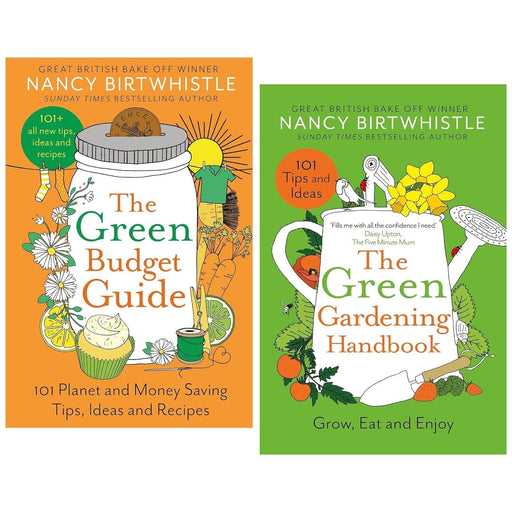 Nancy Birtwhistle Green Gardening 2 Books Collection Set (The Green Gardening Handbook & The Green Budget Guide) - The Book Bundle
