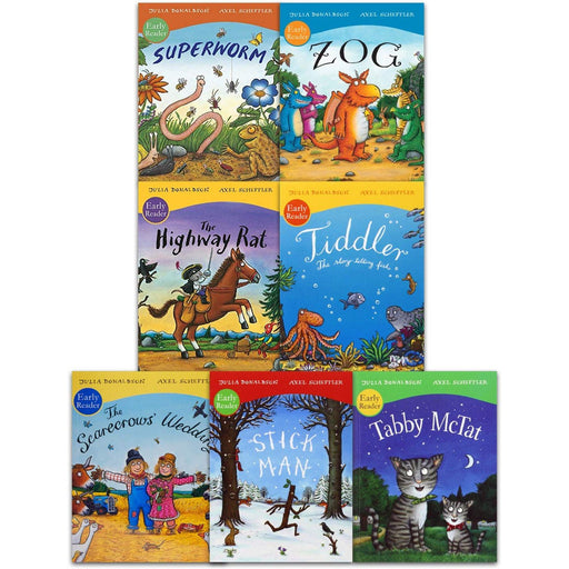 Julia Donaldson and Axel Scheffler Early Readers 7 Books Collection Set - The Book Bundle
