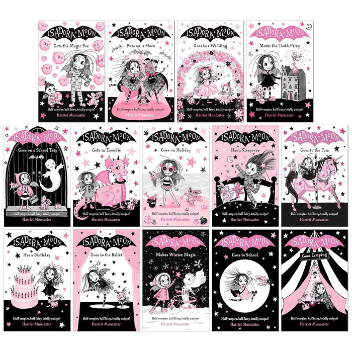 Isadora Moon By Harriet Muncaster 14 Books Collection (Isadora Moon Goes Camping) - The Book Bundle