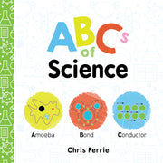 Set of four Baby University ABC's alphabet board books for toddlers by Chris Ferrie, featuring colorful educational illustrations.