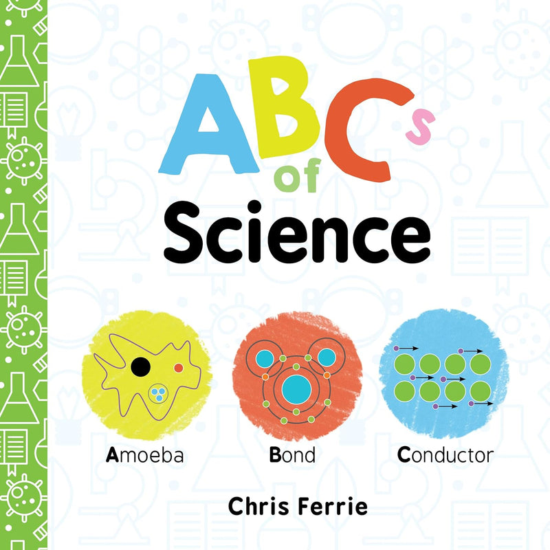 Set of four Baby University ABC's alphabet board books for toddlers by Chris Ferrie, featuring colorful educational illustrations.