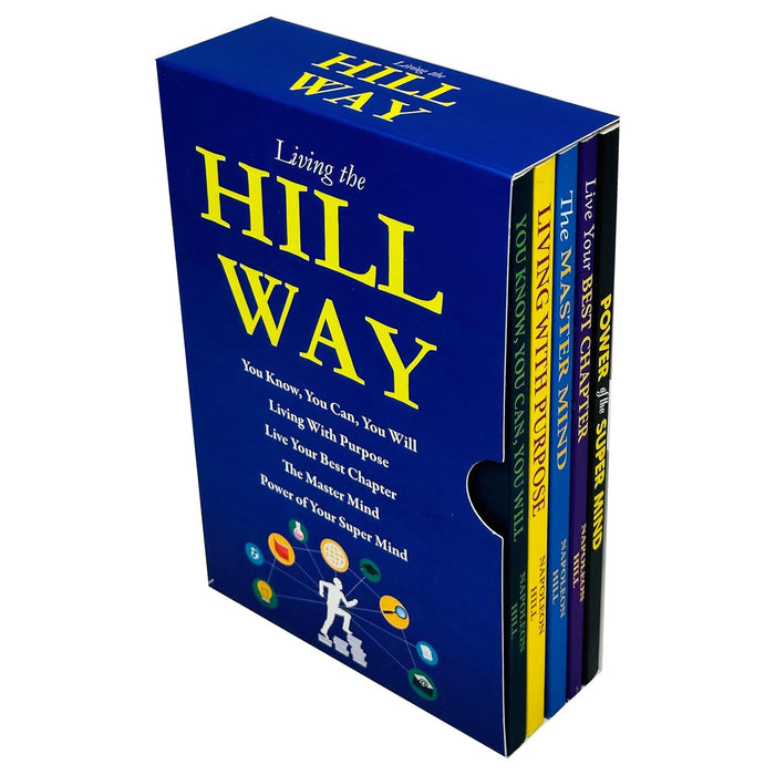 Living the Hill Way Collection 5 Books Set By Napoleon Hill (Power of the Super Mind) - The Book Bundle