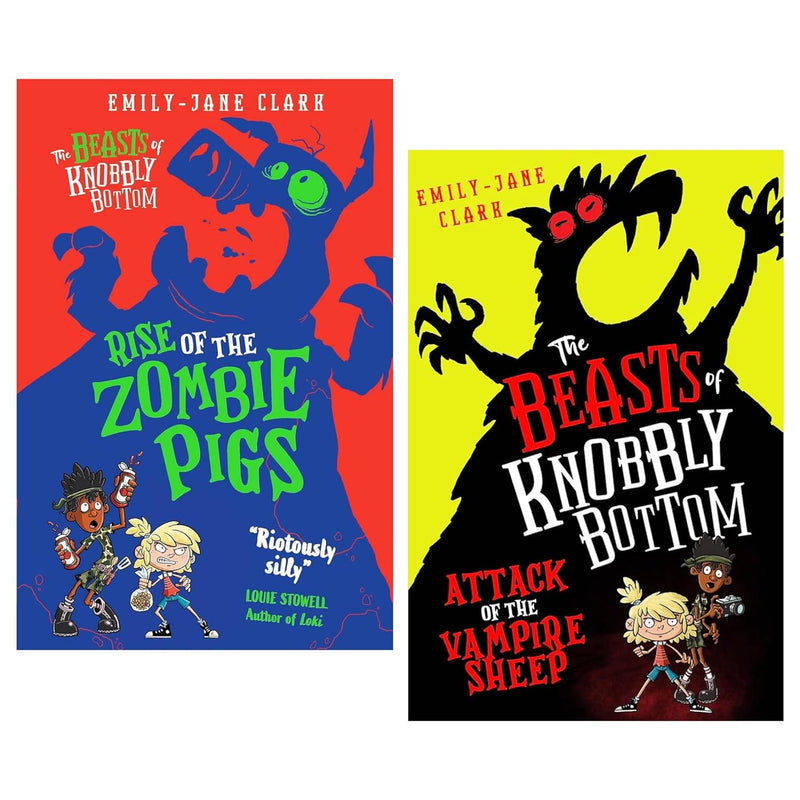The Beasts of Knobbly Bottom Series 2 Books Collection Set (Attack of the Vampire Sheep & Rise of the Zombie Pigs) - The Book Bundle