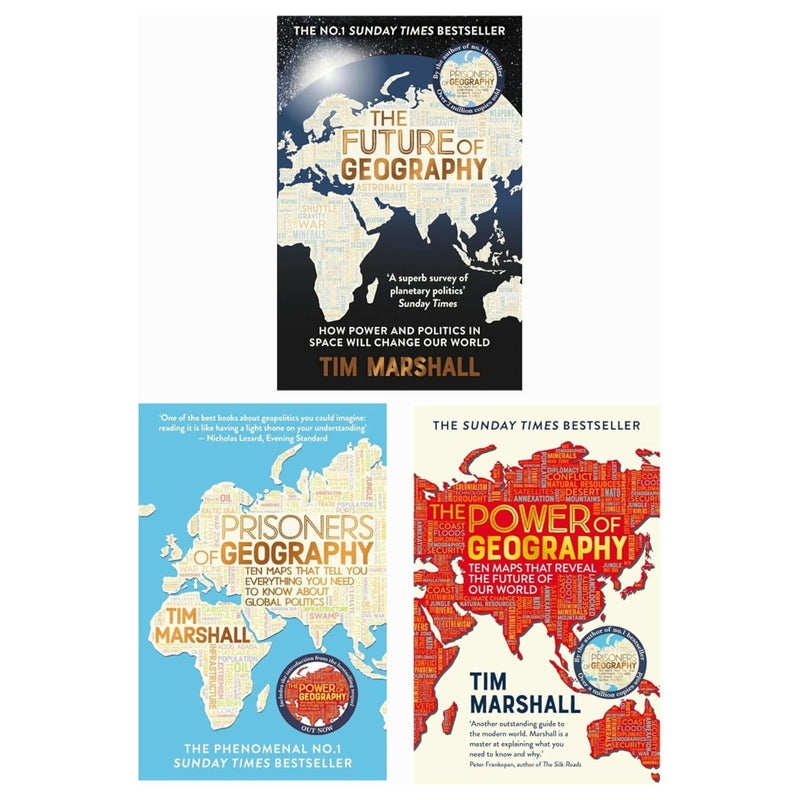 Prisoners of Geography, The Power of Geography, The Future of Geography 3 Book Set - The Book Bundle