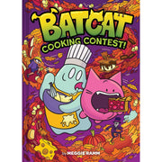 Batcat 3-book graphic novel collection by Meggie Ramm, hardcover set featuring colorful Batcat characters and fictional illustrations.