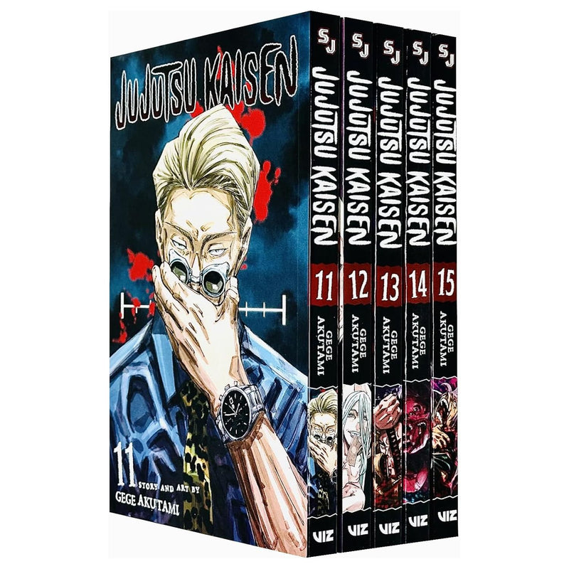 Jujutsu Kaisen Series Vol 11-15: 5 Books Collection Set By Gege Akutami - The Book Bundle
