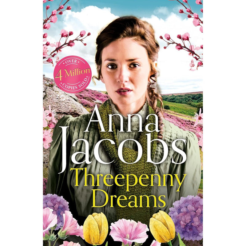 Anna Jacobs 12-book collection set of Hodder Paperbacks, including A Daughter's Journey and A Widow's Courage, featuring historical fiction.