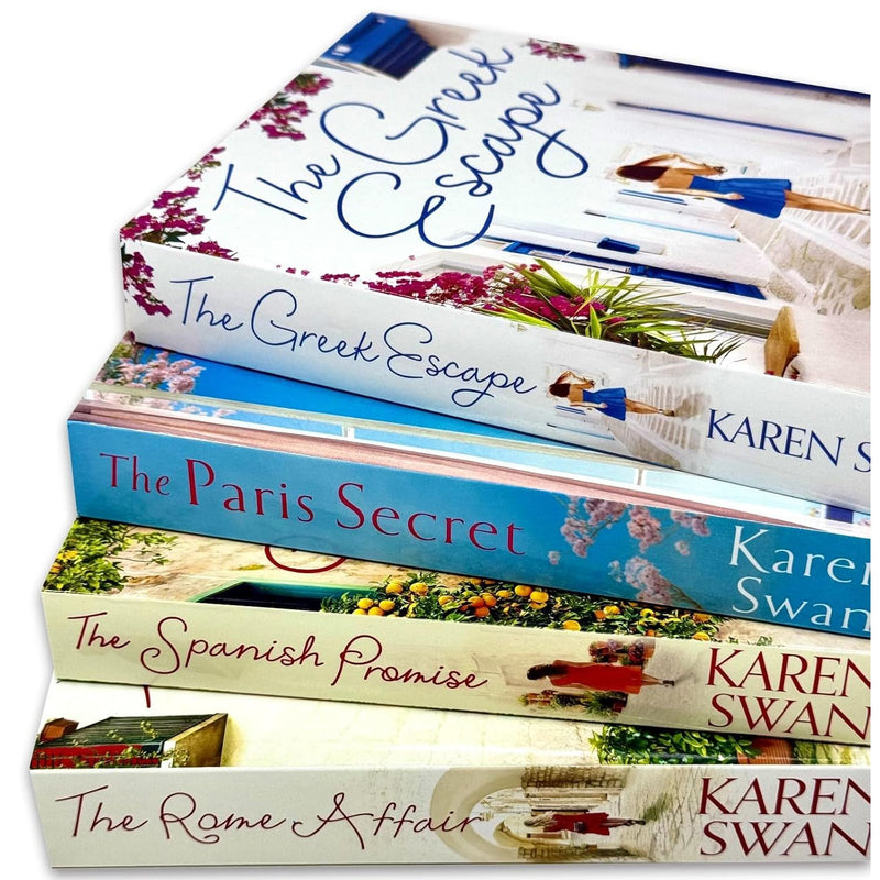Karen Swan Collection 4 Books Set (The Spanish Promise, The Greek Escape, The Paris Secret & The Rome Affair)
