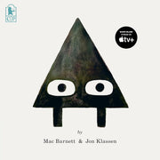 Set of three Shape Trilogy books by Mac Barnett featuring triangle, square, and circle illustrations, published by Walker Books Ltd.