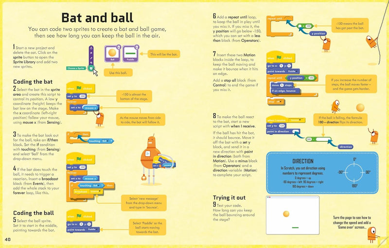 Coding for Beginners: Using Scratch by Rosie Dickins & Jonathan Melmoth - Non Fiction - Spiral-Bound