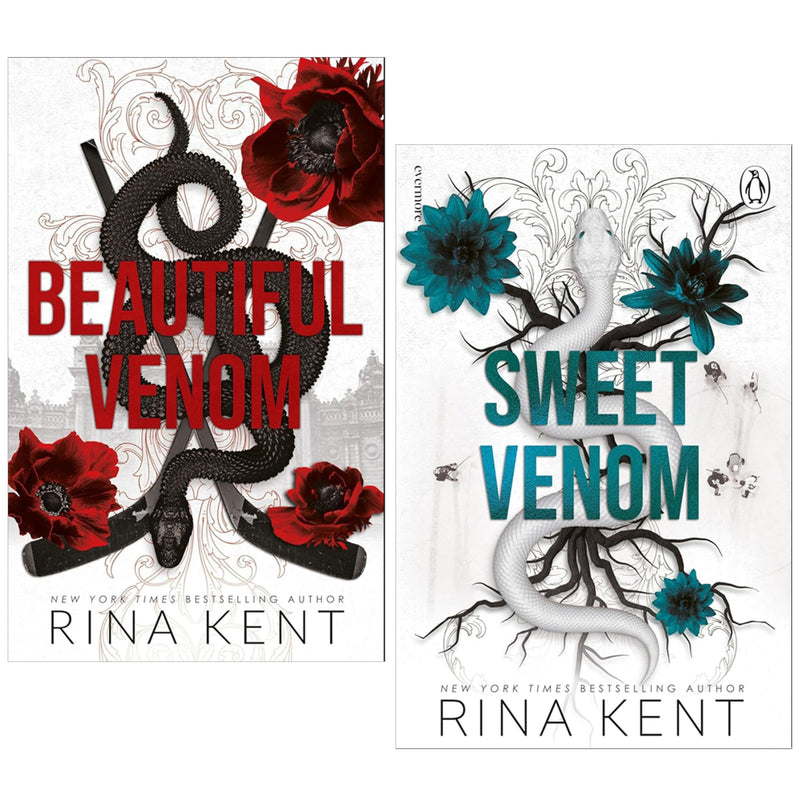 Vipers Series by Rina Kent 2 Books Collection Set (Beautiful Venom and Sweet Venom) - The Book Bundle