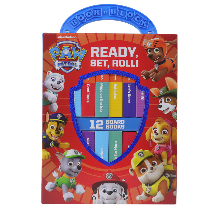 Nickelodeon PAW Patrol Chase, Skye, Marshall, and More! - My First Library Board Book Block 12-Book Set - PI Kids: 12 Board Books - The Book Bundle