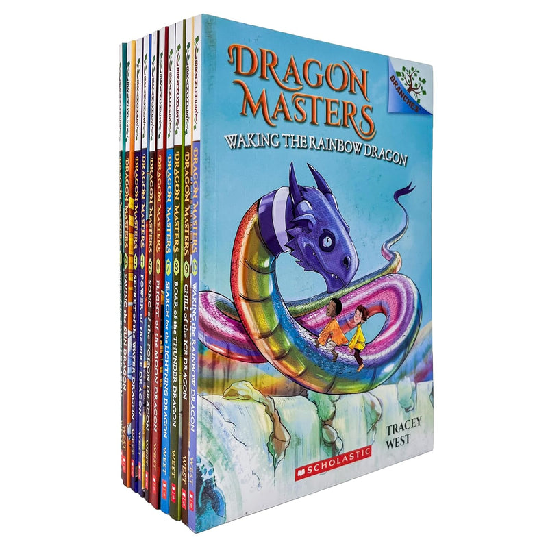 Dragon Masters Series 10-Book Collection Set by Tracey West, Classic Dragon Adventures for Young Readers - Fiction