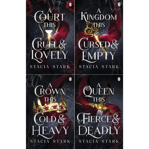Set of four Kingdom of Lies books by Stacia Stark, fiction collection featuring fantasy and adventure themes, published by Penguin Ltd.