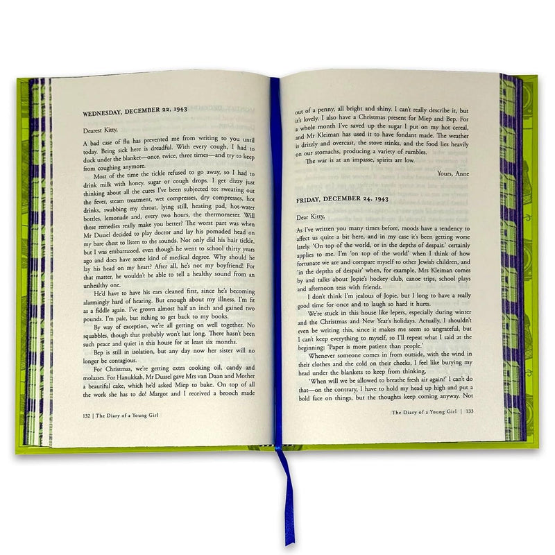 The Diary Of A Young Girl Premium Hardcover Classic Edition By Anne Frank - Non Fiction - Hardcover