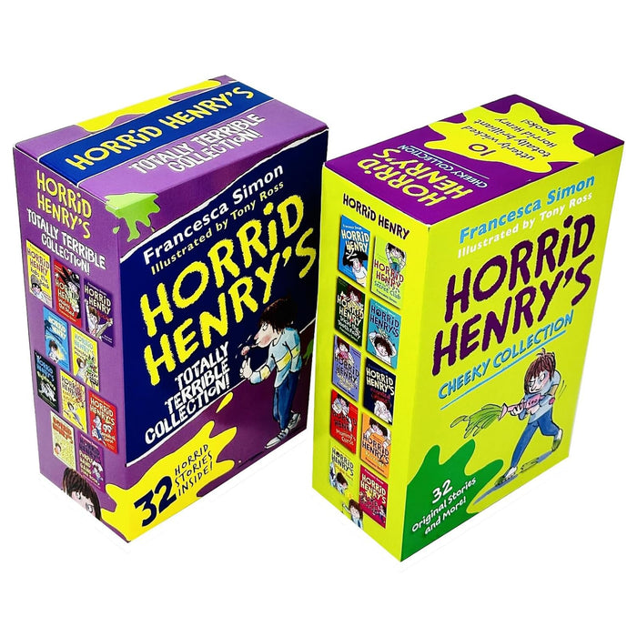 Horrid Henry's Cheeky & Totally Terrible Collection 20 Books Box Set by Francesca Simon - The Book Bundle