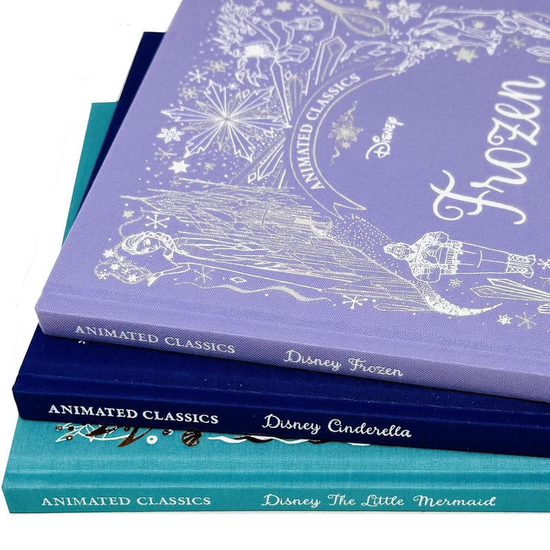 Disney Animated Classics 3 Books Collection Set By Lily Murray (The Little Mermaid, Frozen, Cinderella) - The Book Bundle