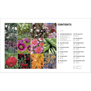 Book cover of "RHS Gardening Through the Year" by Ian Spence, featuring a colorful garden scene and month-by-month gardening tips.