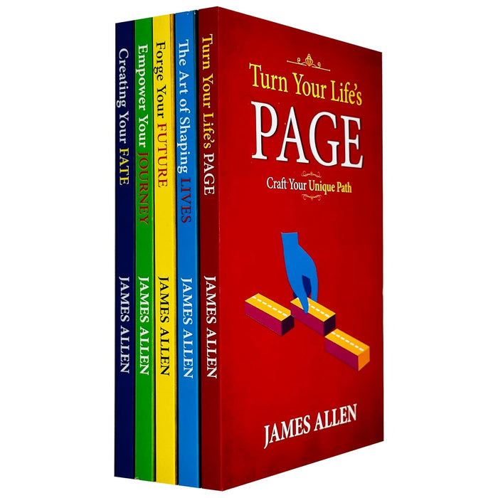 James Allen Collection 5 Books Set (Turn Your Life’s Page, The Art Of Shaping Lives) - The Book Bundle