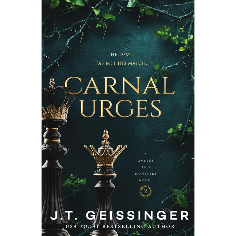 Queens and Monsters Series by J. T. Geissinger 4 Books Collection Set (Ruthless Creatures, Carnal Urges, Savage Hearts and Brutal Vows)