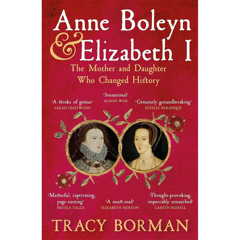 Set of four paperback non-fiction books by Tracy Borman, including The House of Boleyn and The King's Witch, published by Hodder.