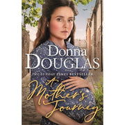 Yorkshire Blitz Trilogy book set by Donna Douglas featuring "A Mother's Journey," "A Sister's Wish," and "A Daughter's Hope" in a trapeze display.