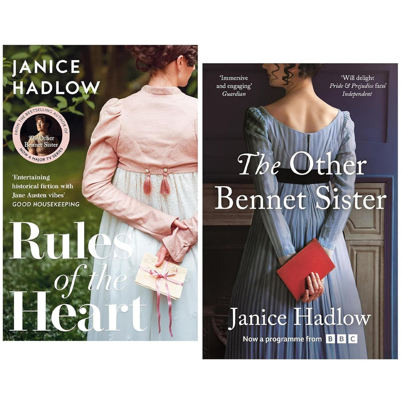 Rules Of The Heart & The Other Bennet Sister 2 Books Collection Set By Janice Hadlow - Fiction - Paperback