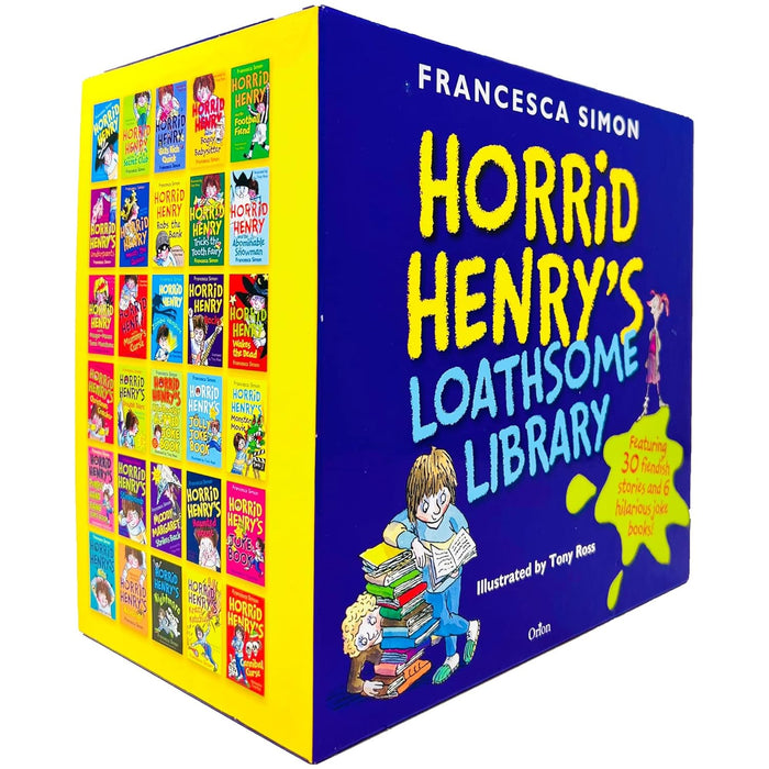 Horrid Henry the Complete Story Collection 30 Books Box Set Pack Francesca Simon - The Book Bundle