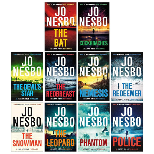 Harry Hole Series By Jo Nesbo Book 1-10 Collection 10 Books Set - The Book Bundle