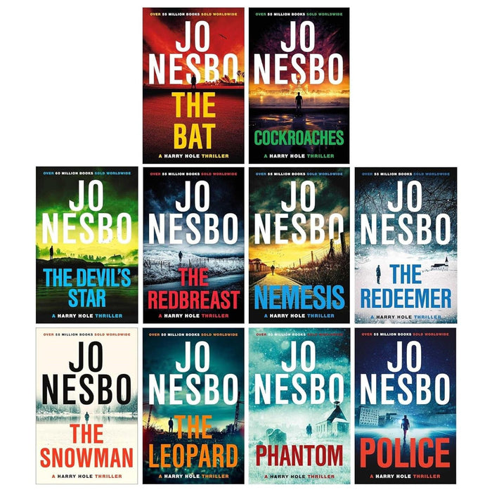 Harry Hole Series By Jo Nesbo Book 1-10 Collection 10 Books Set - The Book Bundle