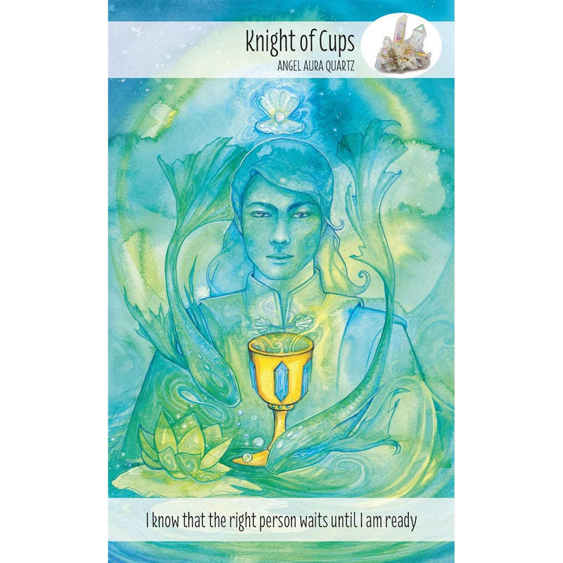 Crystal Power Tarot deck by Jayne Wallace featuring 78 tarot cards for insight and spiritual guidance.